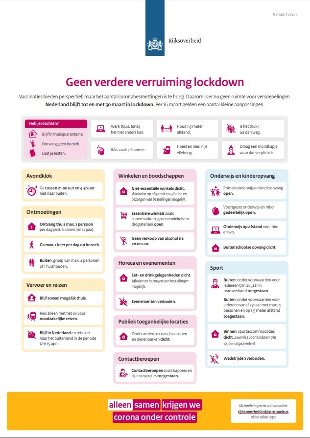 Corona Rijksoverheid 09032021